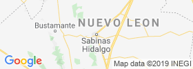 Sabinas Hidalgo map